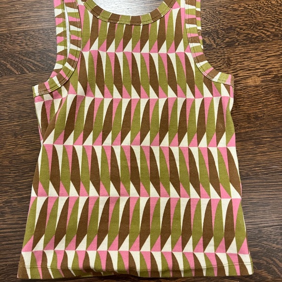 Mary Lawless Lee x Splendid Printed Scoop Back Rib Tank - Picture 5 of 5